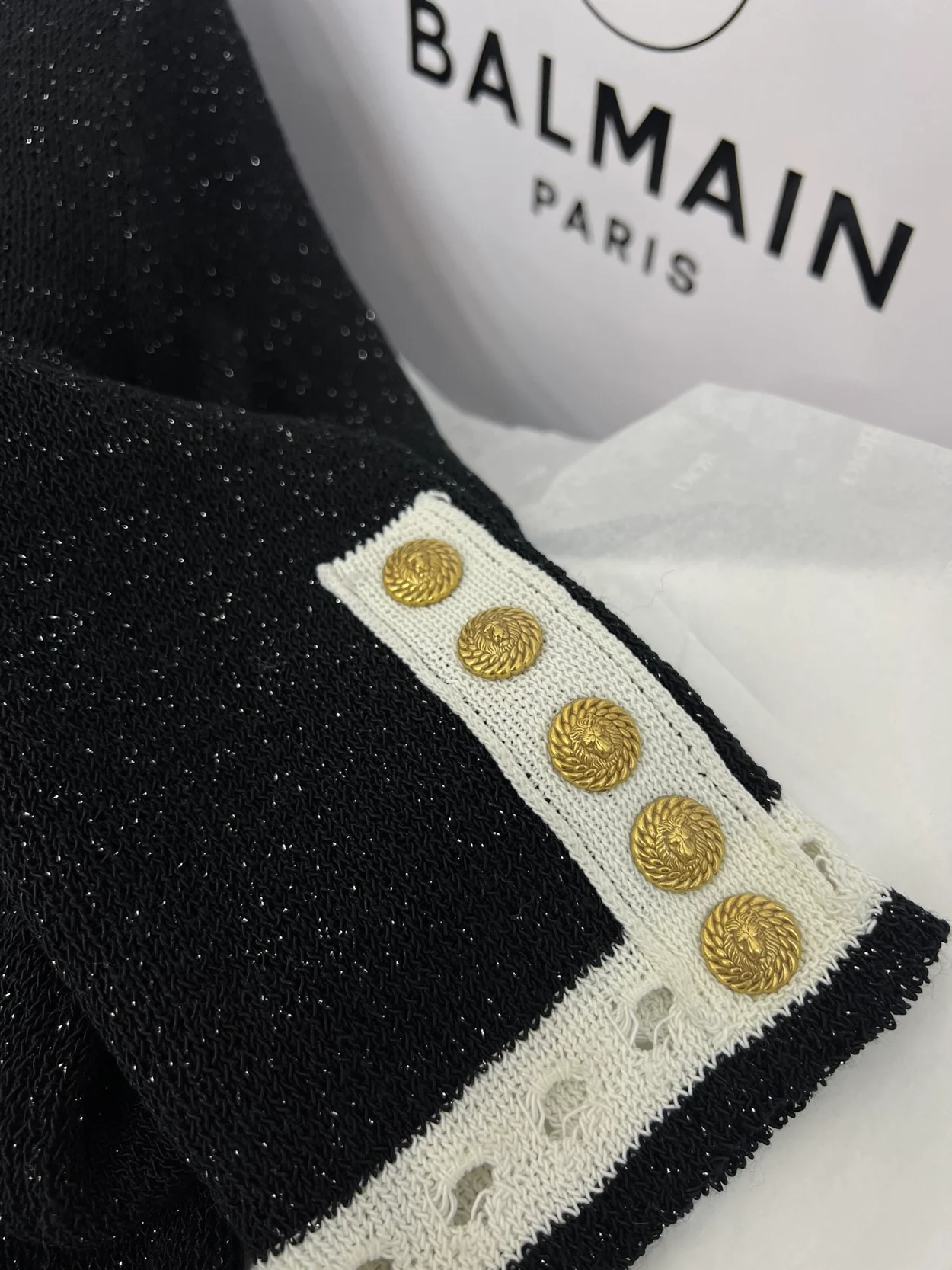 발망 임벨리시드 니트 가디건