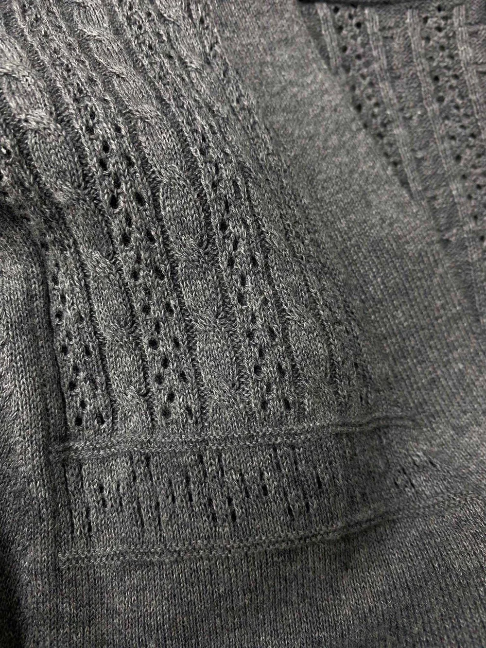 톰브라운 헥터 메달리온 가디건 그레이