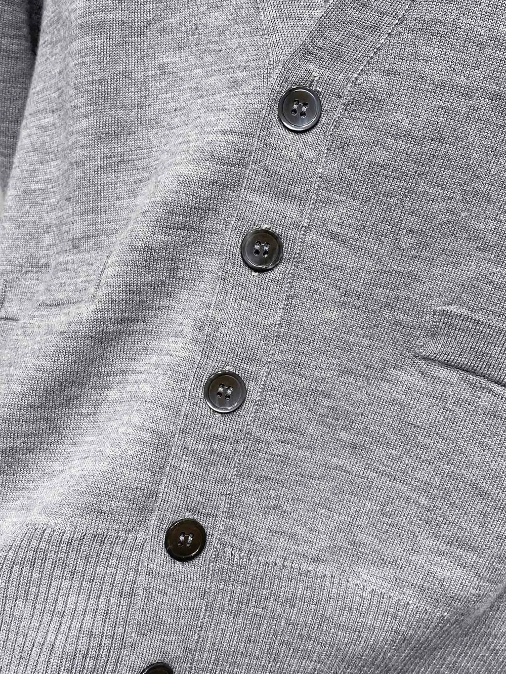 톰브라운 4바 밀라노 스티치 실크 가디건