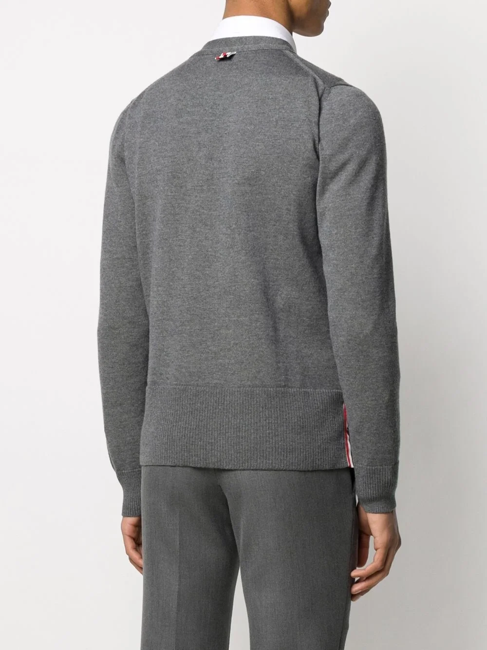 톰브라운 4바 스트라이프 디테일 가디건