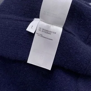 톰브라운 4바 캐시미어 니트 네이비