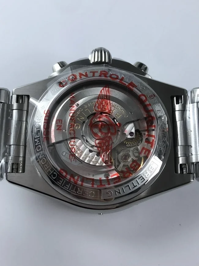 브라이틀링 크로노맷 실버 다이얼 브슬