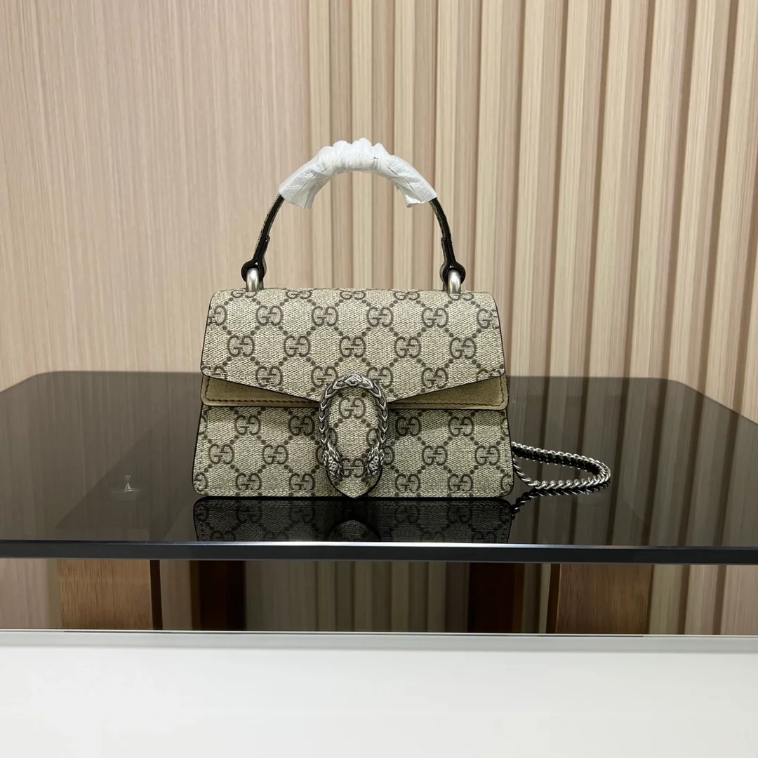 구찌 디오니소스 미니 탑핸들 베이지