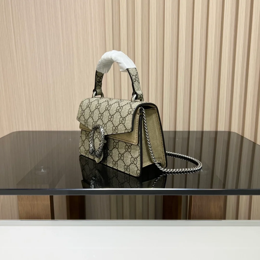 구찌 디오니소스 미니 탑핸들 베이지