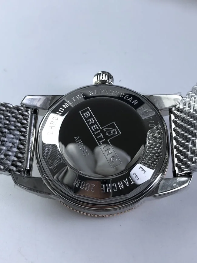 브라이틀링 슈퍼오션2 헤리티지 블랙콤비 매쉬