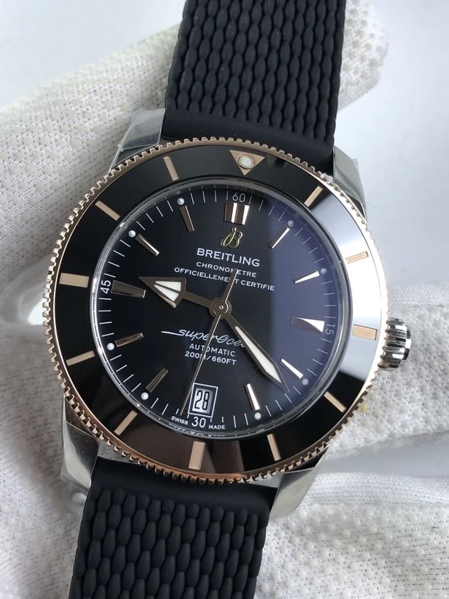 브라이틀링 슈퍼오션2 헤리티지 블랙콤비