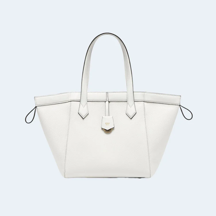 펜디 오리가미 내추럴 미디엄 백 화이트