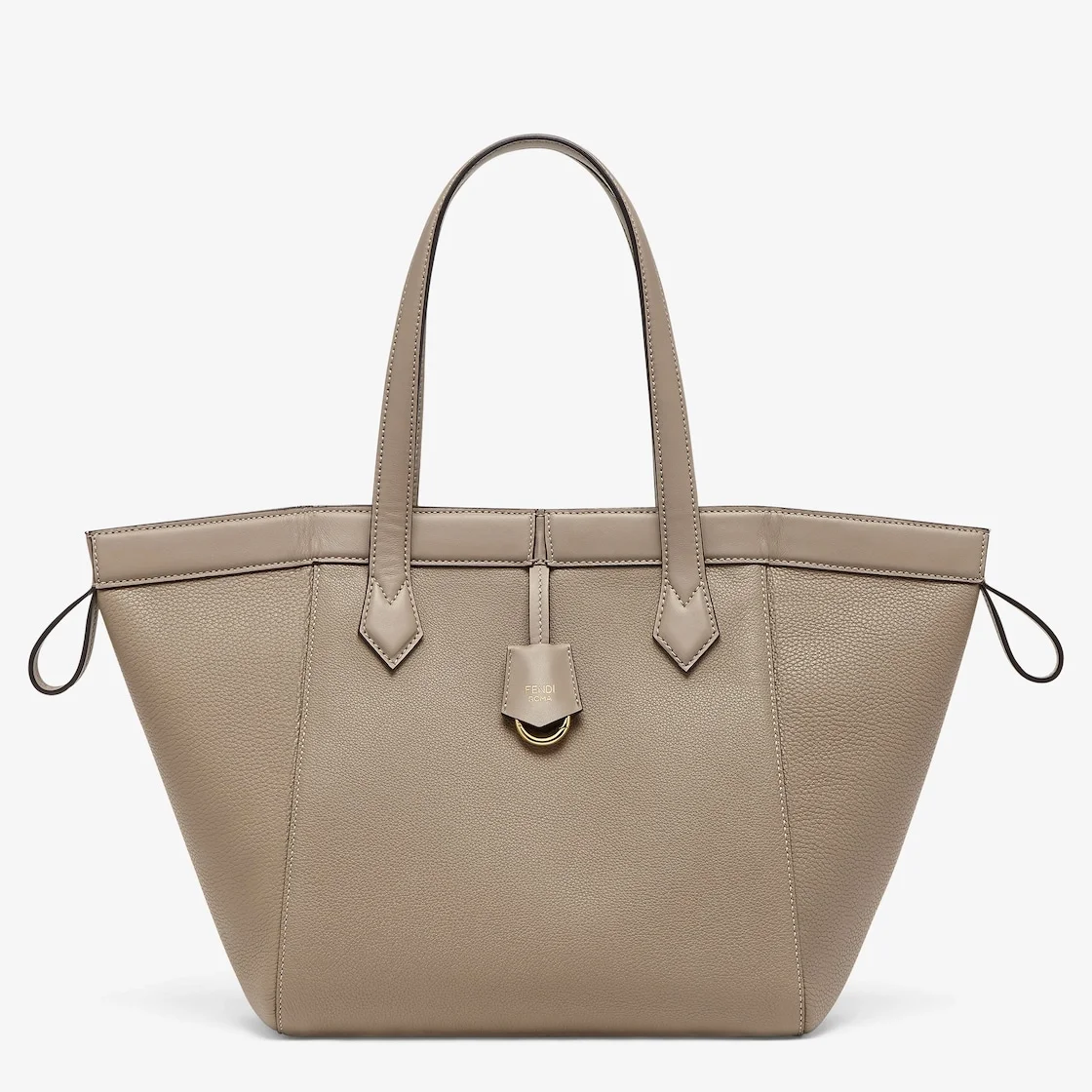 펜디 오리가미 내추럴 미디엄 백 그레이