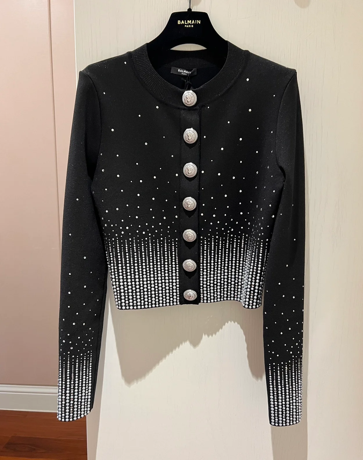 발망 크리스탈 엠벨리시드 니트 가디건