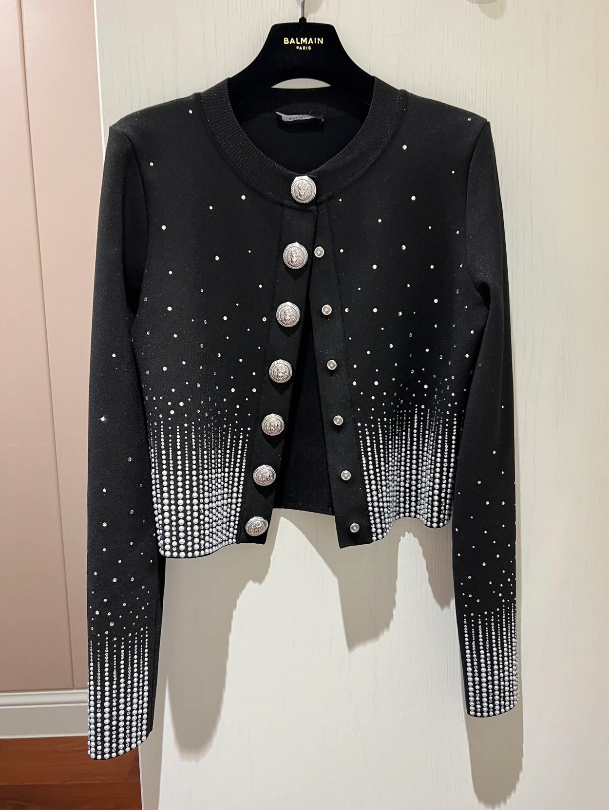 발망 크리스탈 엠벨리시드 니트 가디건