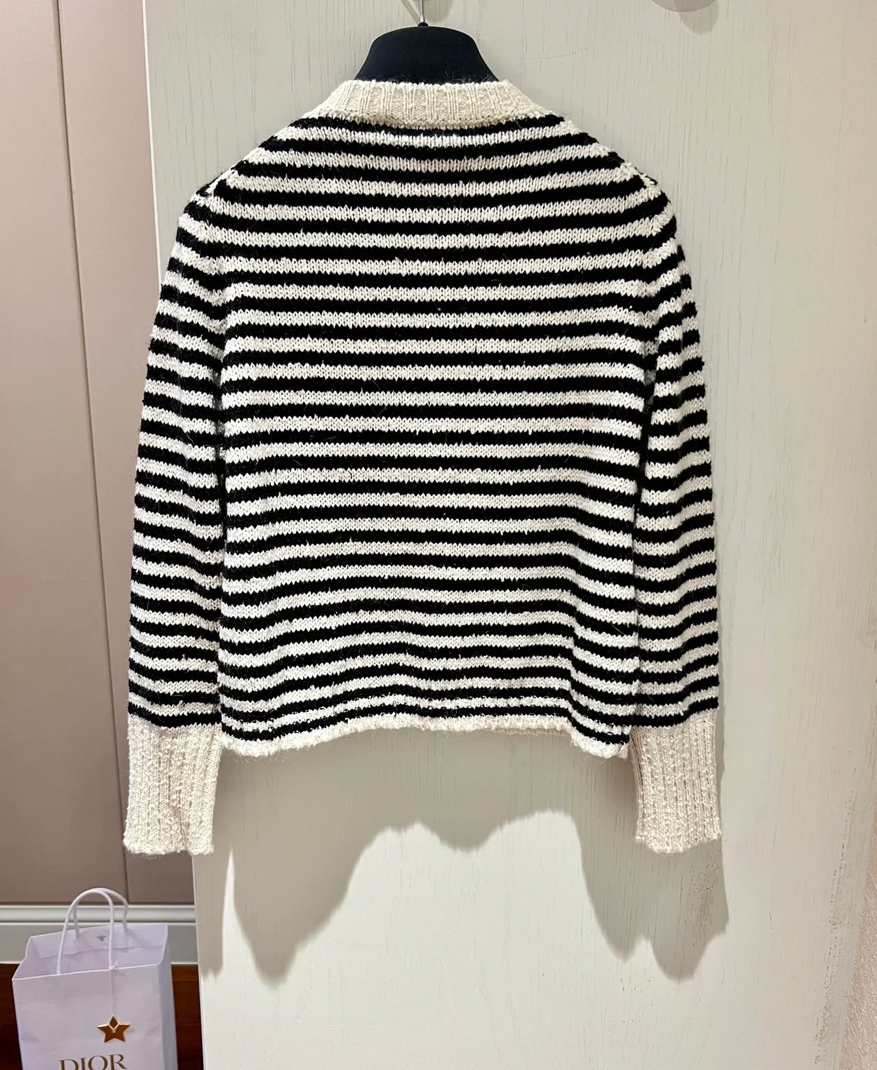 디올 마리니에르 울 니트 가디건