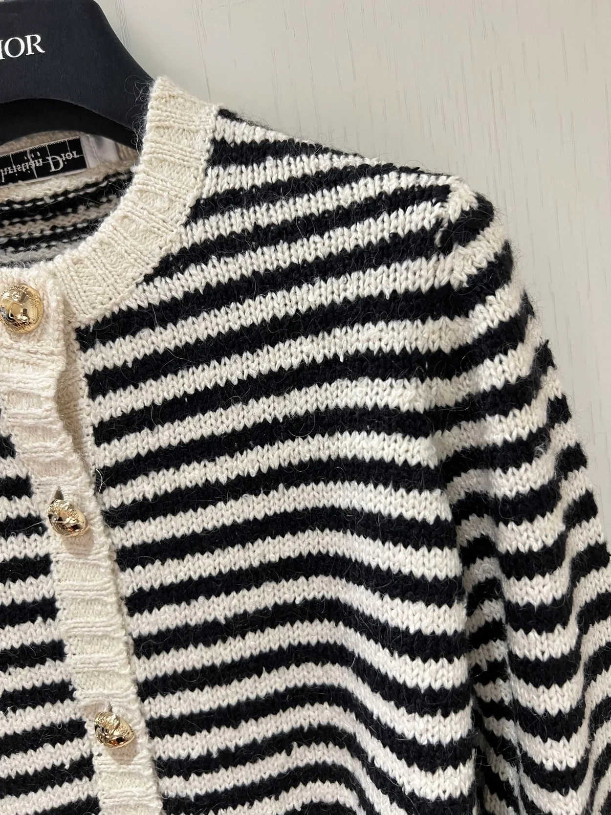 디올 마리니에르 울 니트 가디건