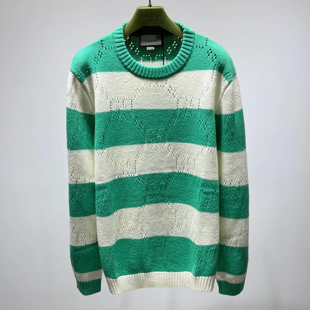 구찌 GG 레이스 스트라이프 니트