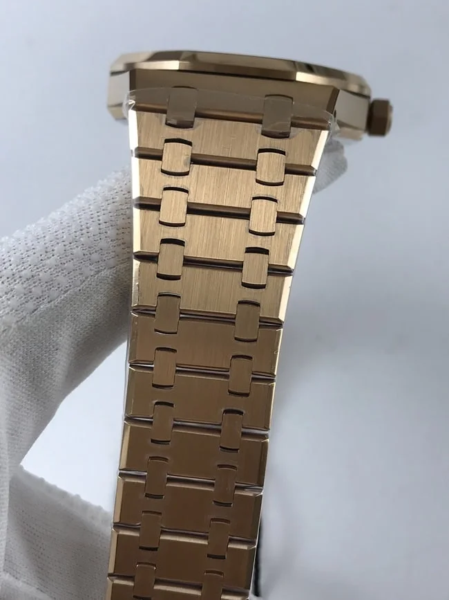 오데마피게 로얄오크 15400 블루 다이얼 골드 박스