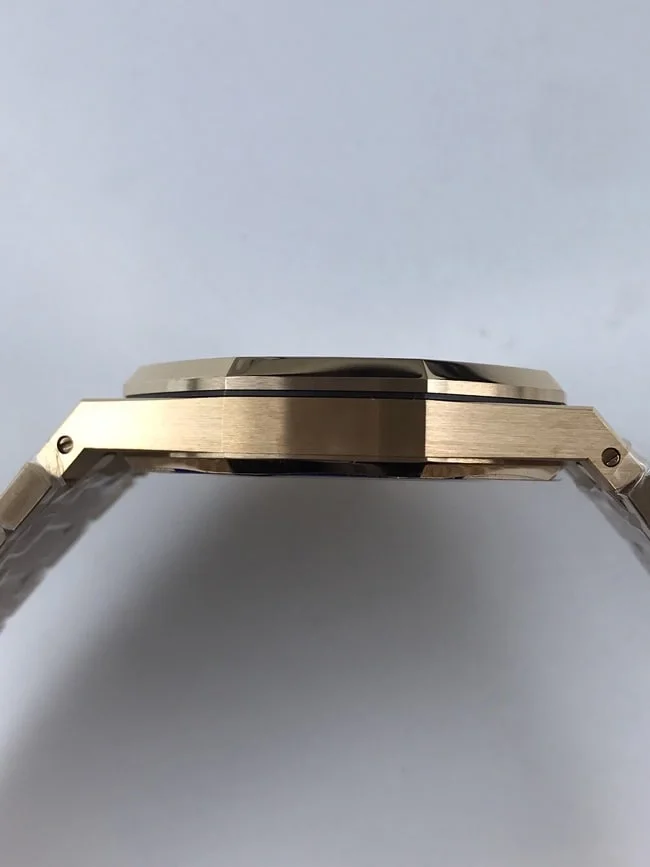 오데마피게 로얄오크 15400 블루 다이얼 골드 박스