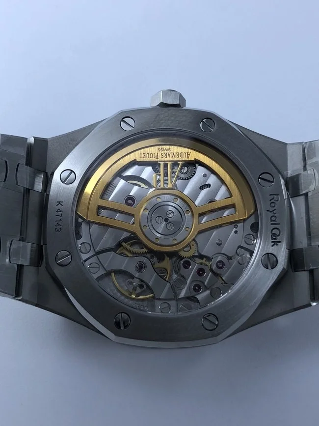 오데마피게 로얄오크 15500 블랙다이얼