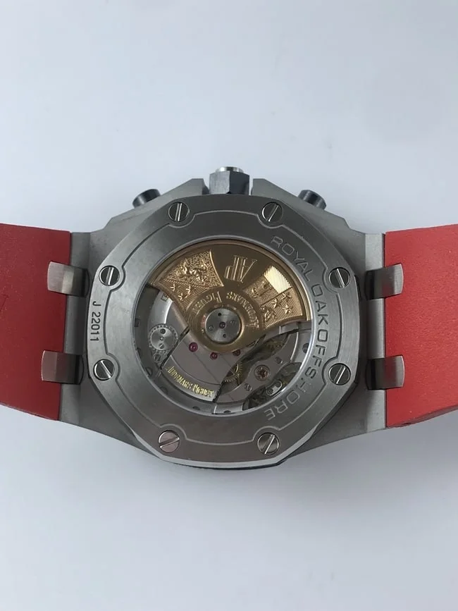 오데마피게 로얄오크 다크나이트 러버 스트랩