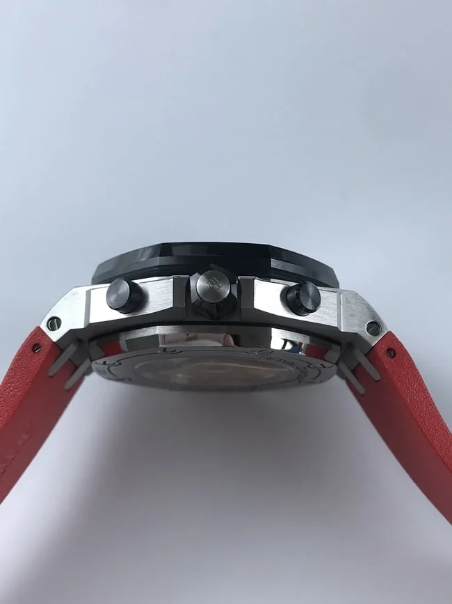 오데마피게 로얄오크 다크나이트 러버 스트랩