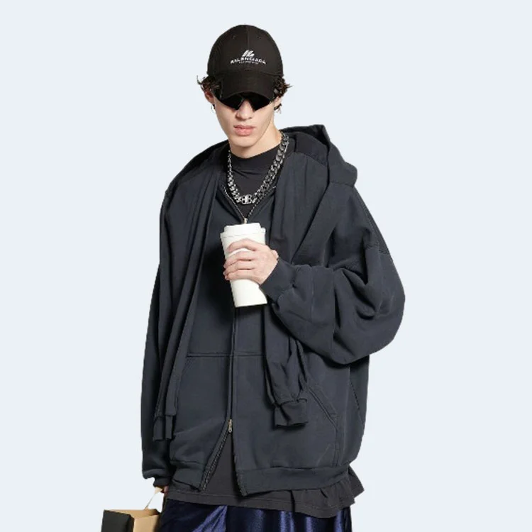 발렌시아가 유니티 스포츠 아이콘 인코그니토 후드집업