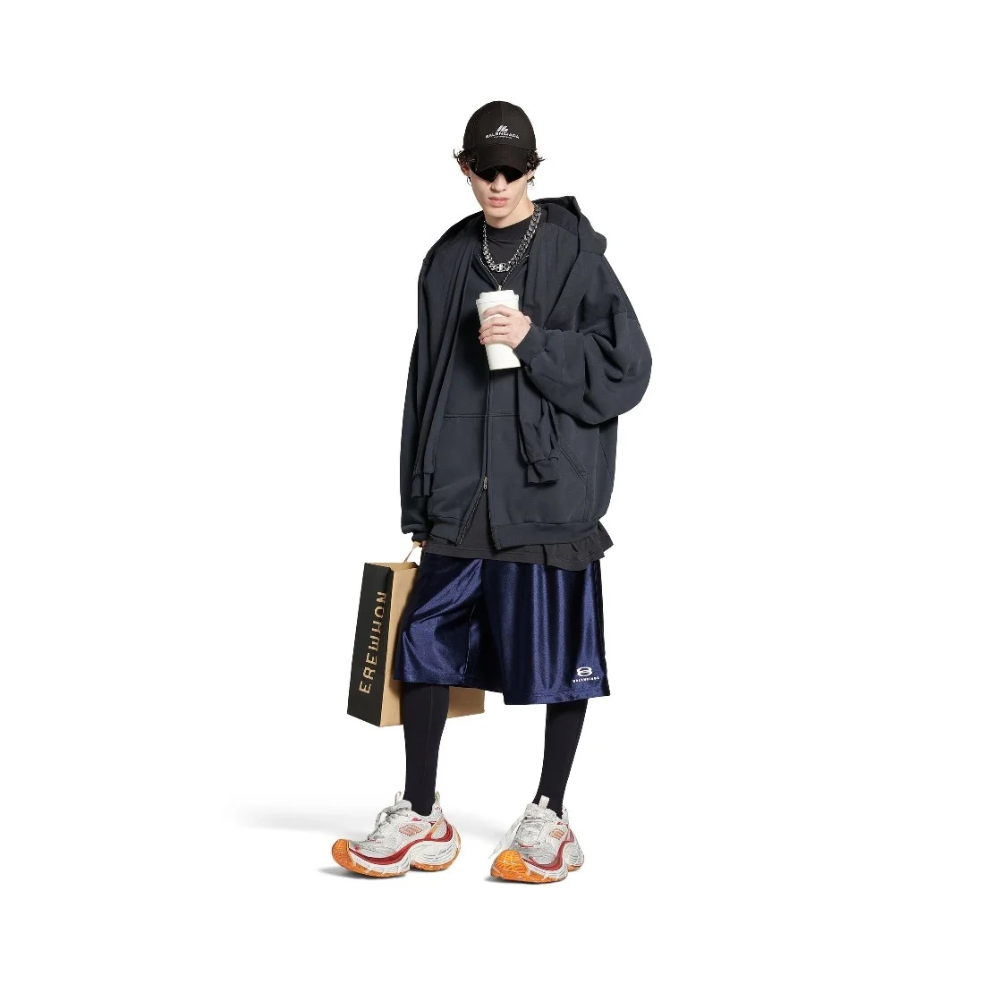 발렌시아가 유니티 스포츠 아이콘 인코그니토 후드집업