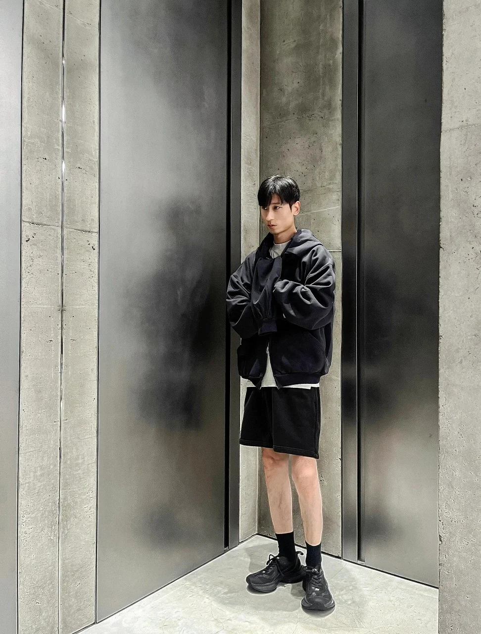 발렌시아가 유니티 스포츠 아이콘 인코그니토 후드집업