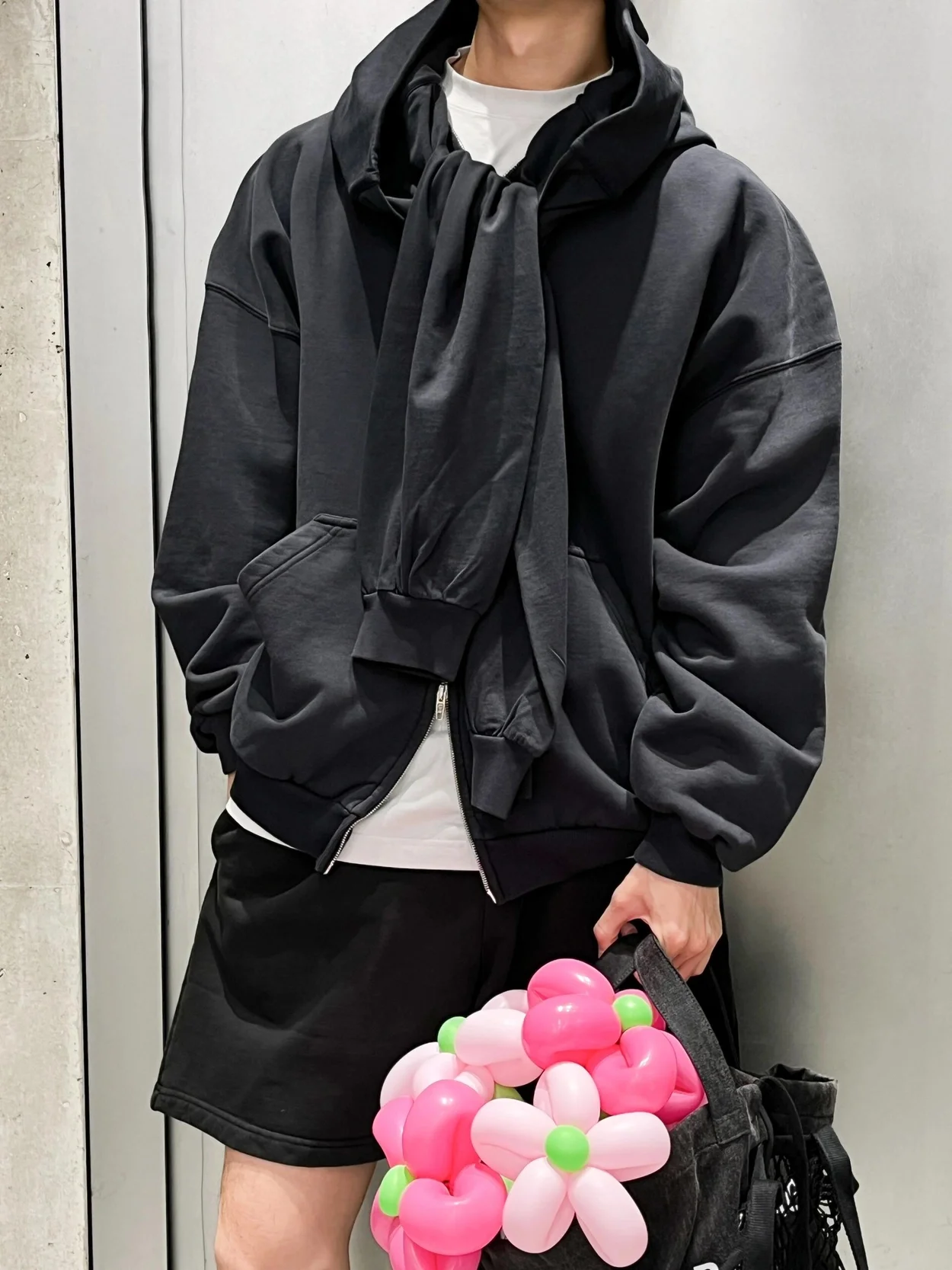 발렌시아가 유니티 스포츠 아이콘 인코그니토 후드집업