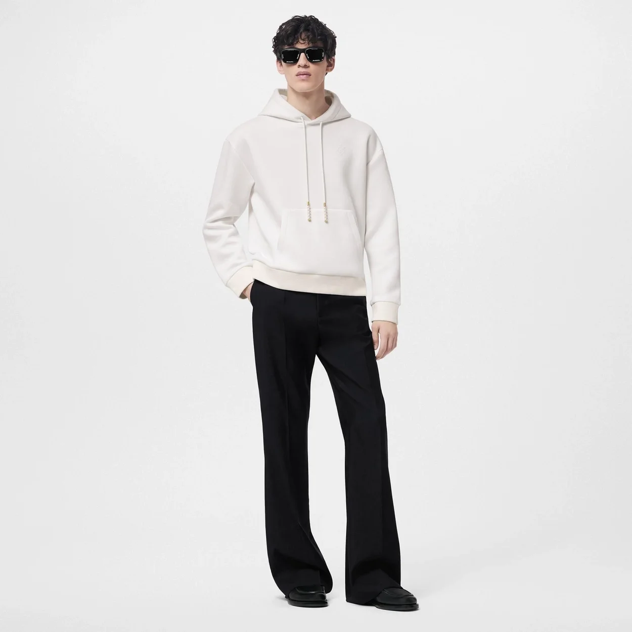 루이비통 엠브로이더드 저지 후디 1AFJH3