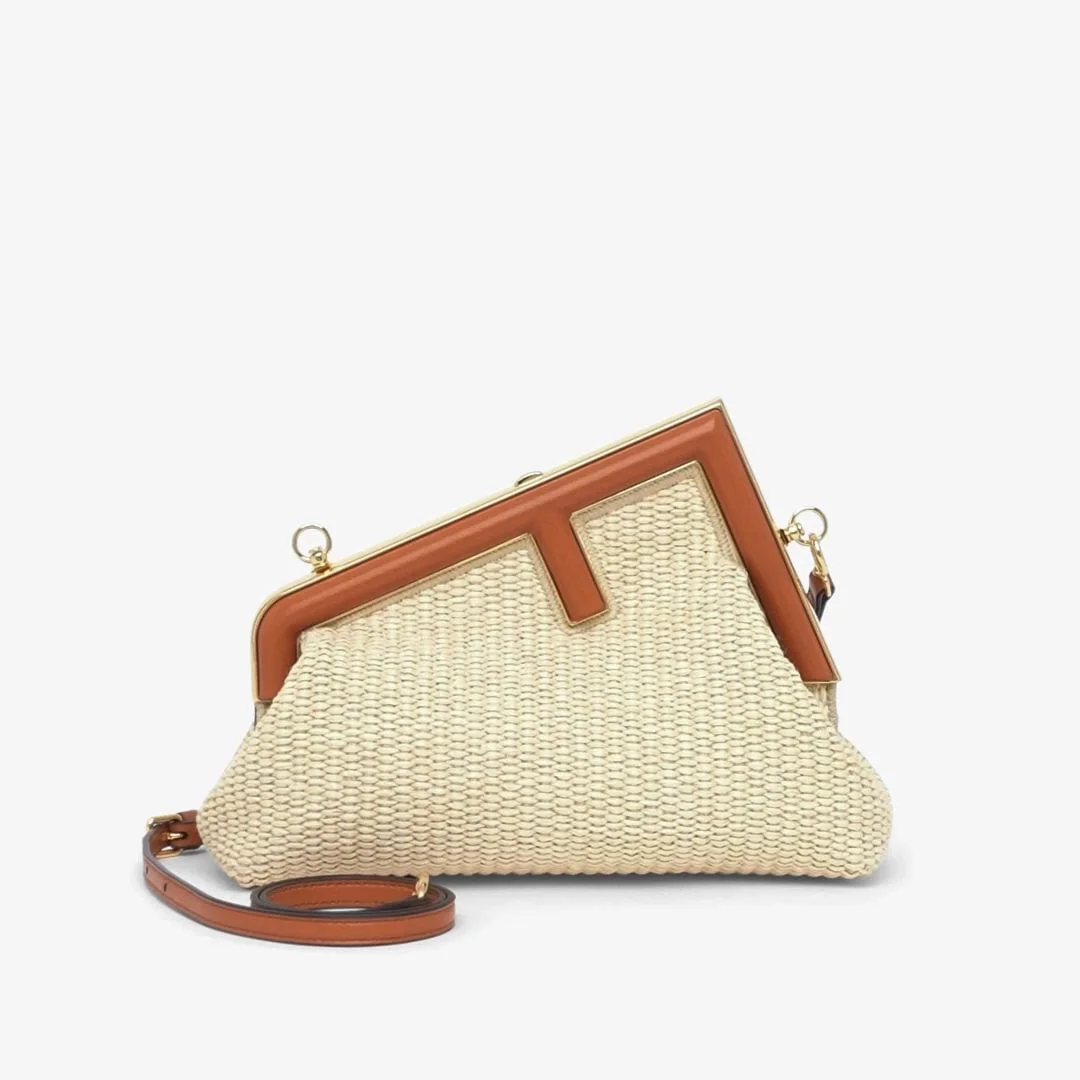 펜디 퍼스트 스트로우 스몰 백 베이지