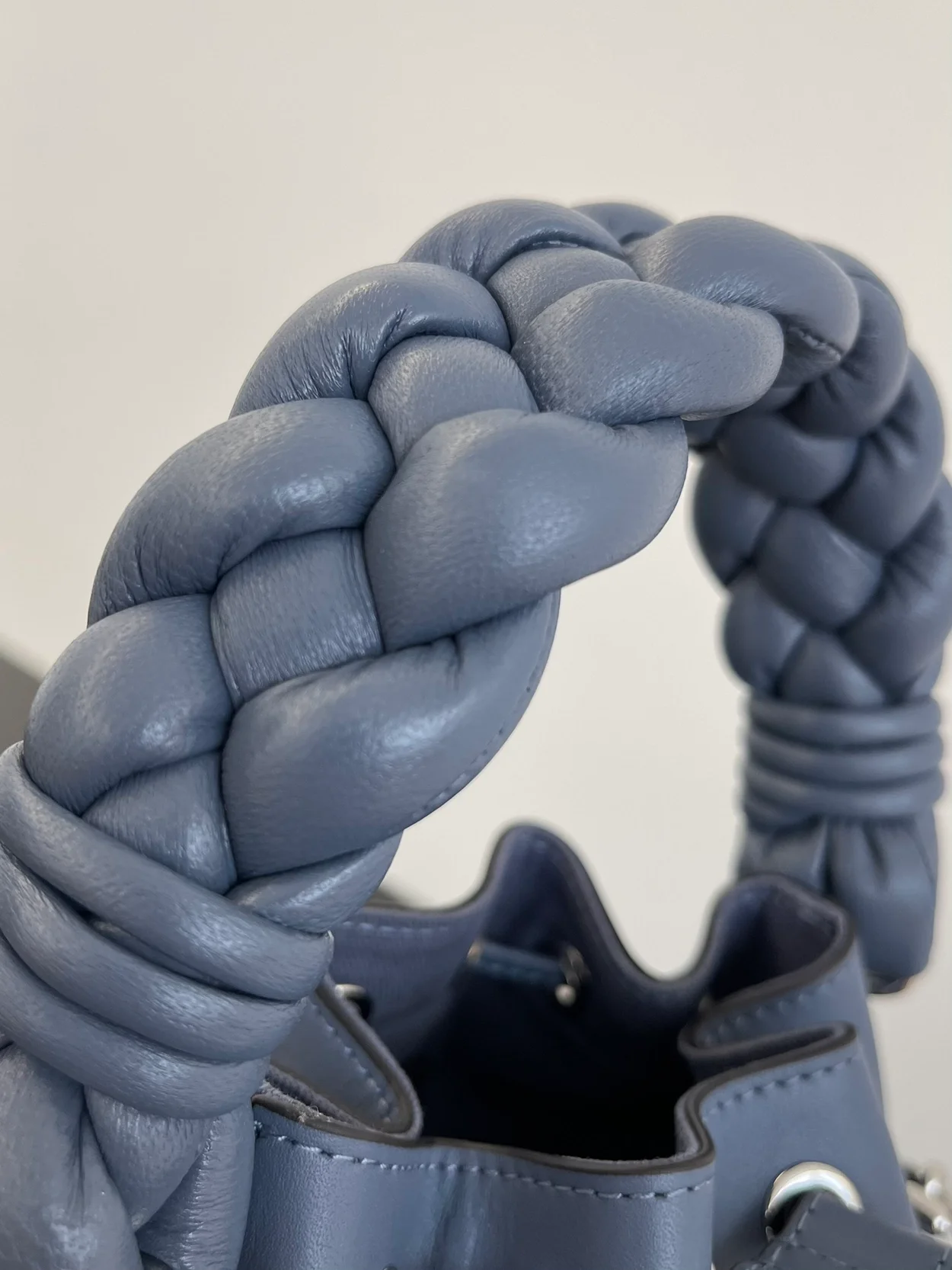 펜디 몬트레조 FF 블루 캔버스 미니백