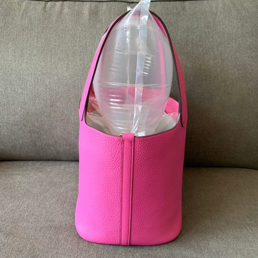 에르메스 피코탄 MM Rose shocking 백