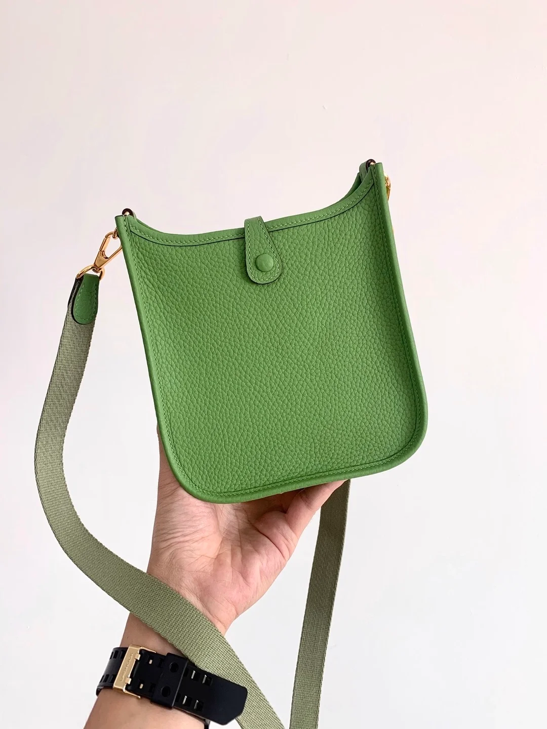 에르메스 에블린 TPM 애플 그린 백