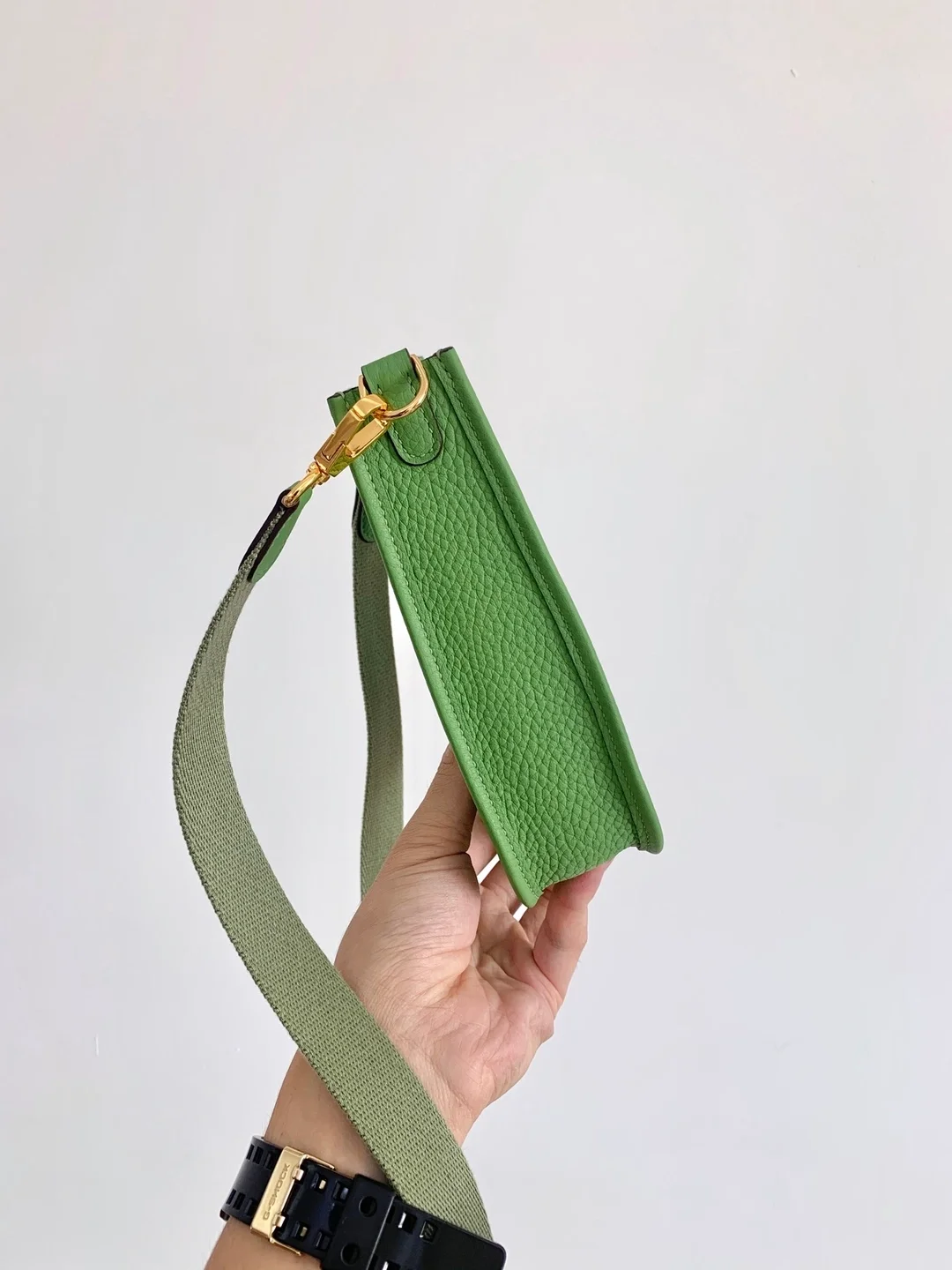 에르메스 에블린 TPM 애플 그린 백