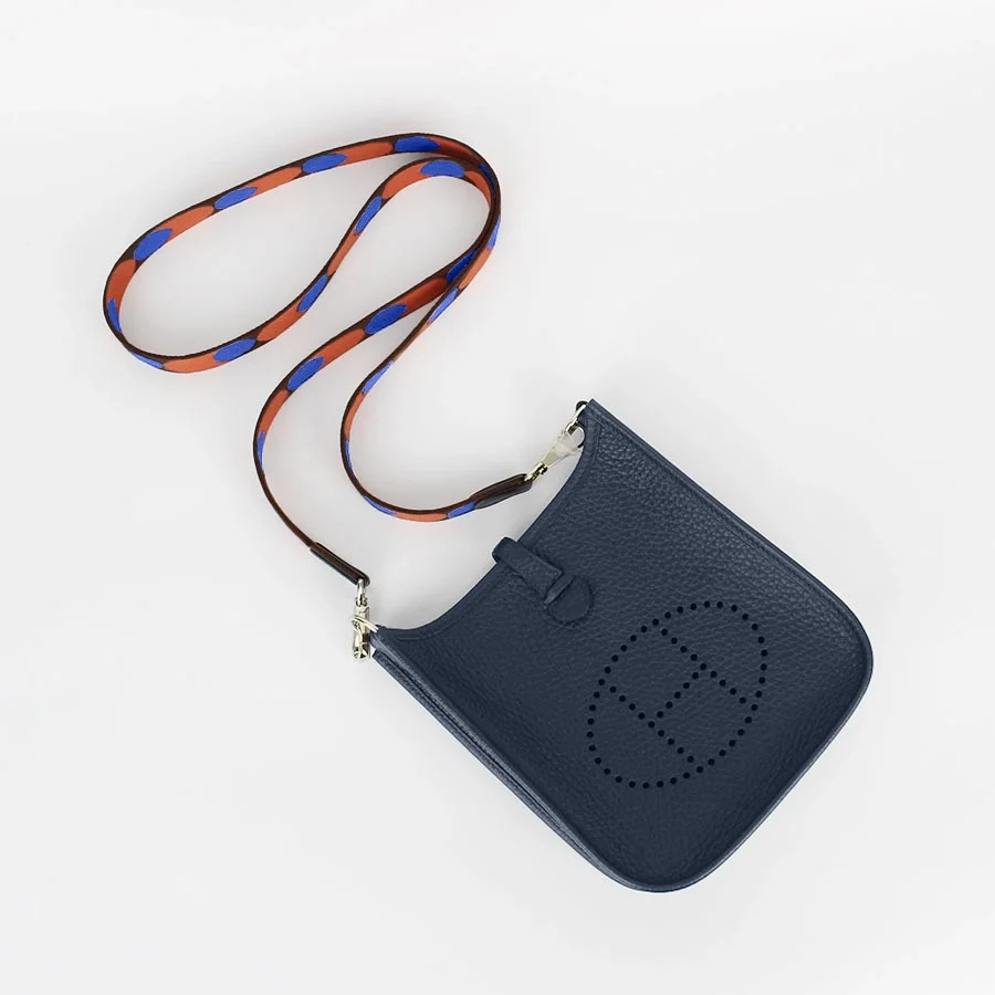 에르메스 에블린 TPM BLEU 인디고 백