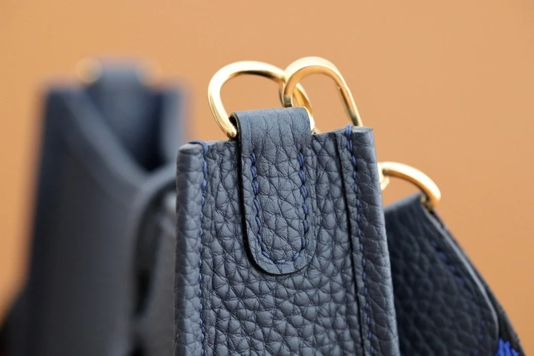 에르메스 에블린 TPM BLEU 인디고 백