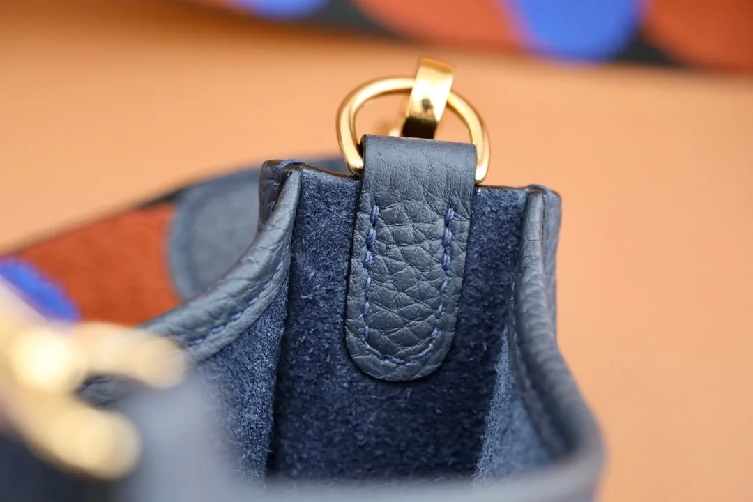 에르메스 에블린 TPM BLEU 인디고 백