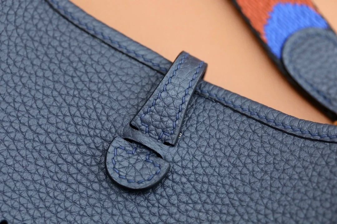 에르메스 에블린 TPM BLEU 인디고 백