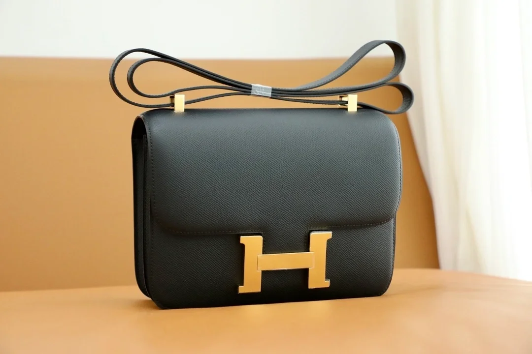 에르메스 콘스탄스 24 Noir Epsom 백