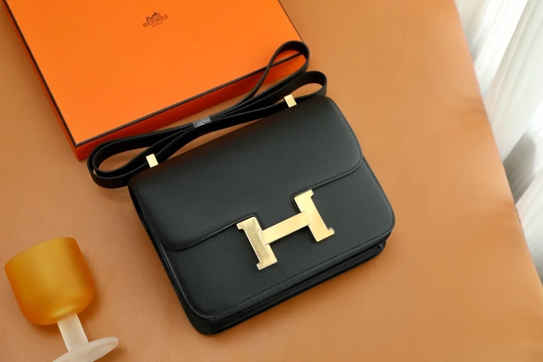 에르메스 콘스탄스 24 Noir Epsom 백