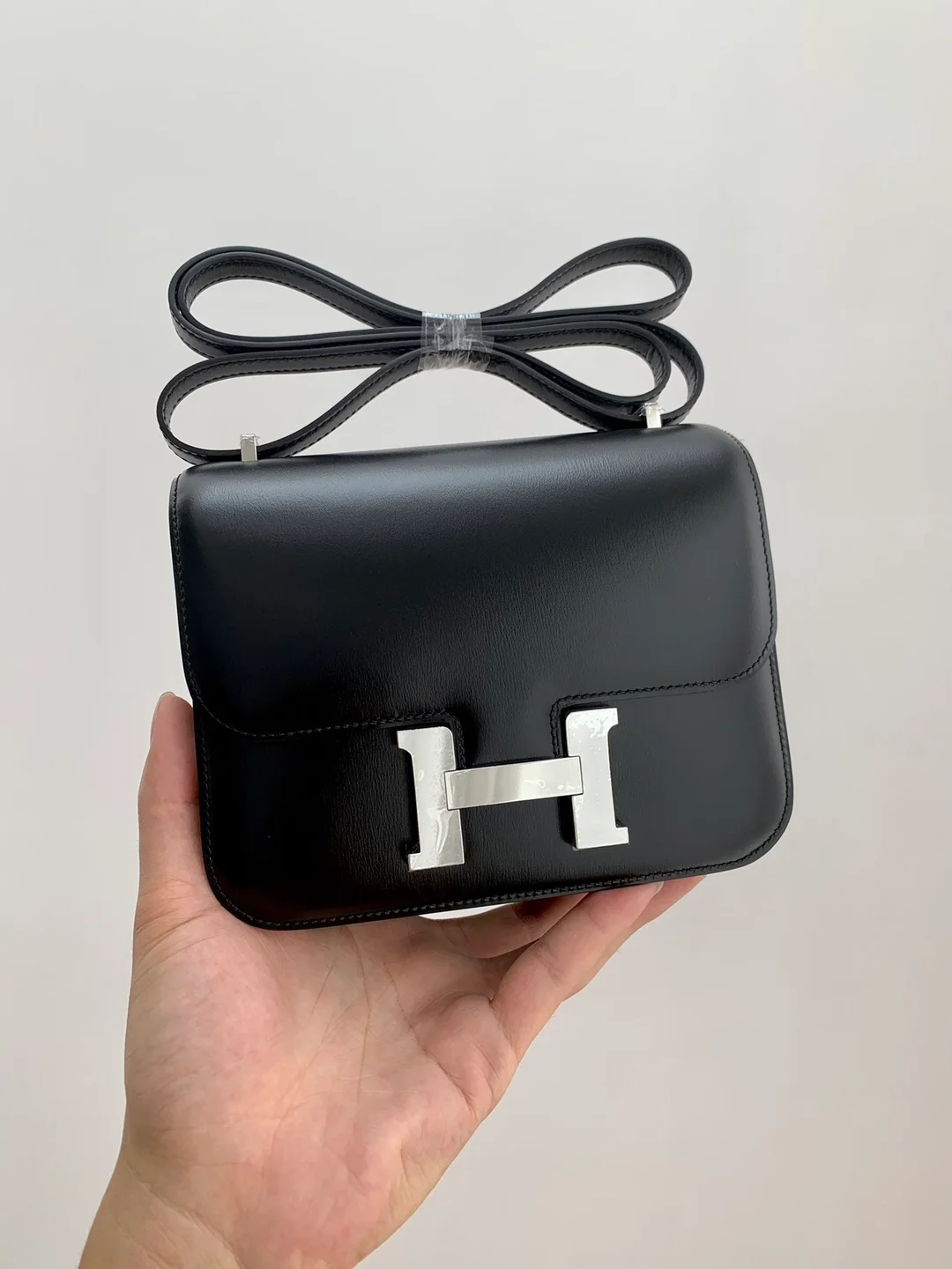 에르메스 콘스탄스 18 Noir Boxcalf 백