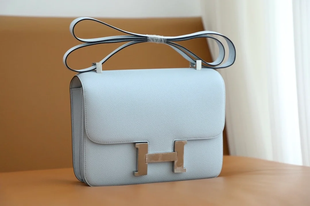 에르메스 콘스탄스 24 Blue brume Epsom 백