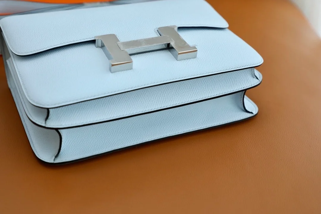 에르메스 콘스탄스 24 Blue brume Epsom 백