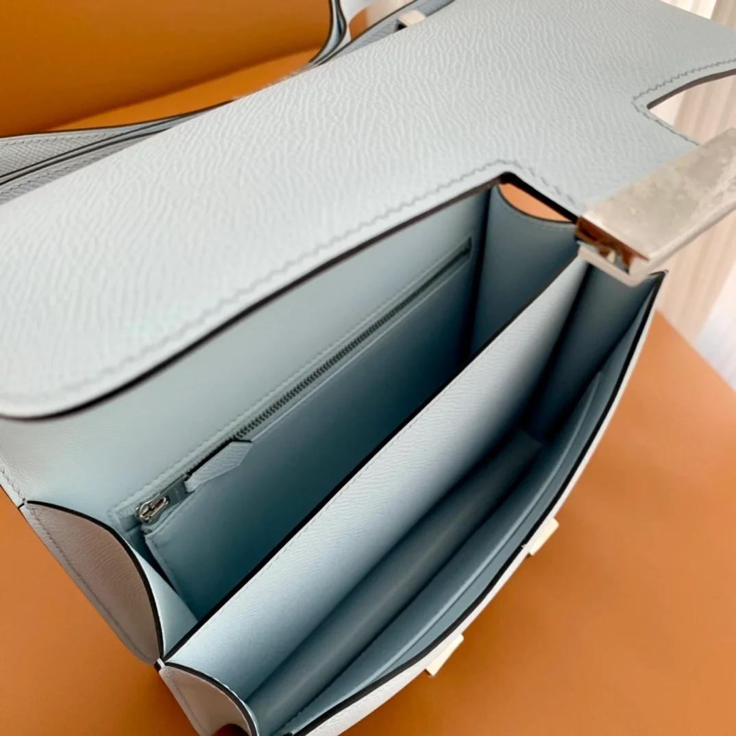 에르메스 콘스탄스 24 Blue brume Epsom 백