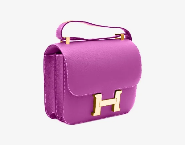 에르메스 콘스탄스 24 Anemone purple Epsom 백