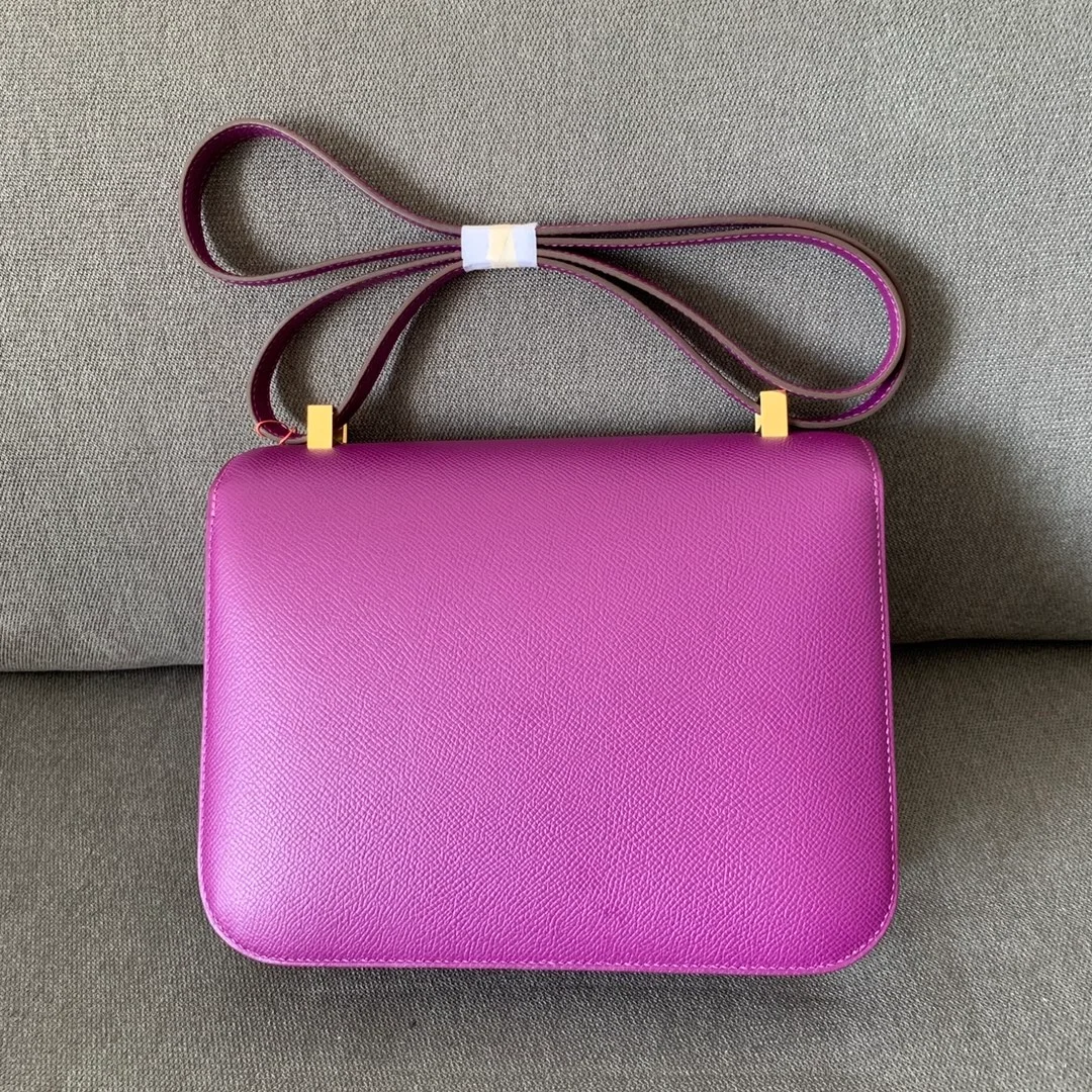 에르메스 콘스탄스 24 Anemone purple Epsom 백