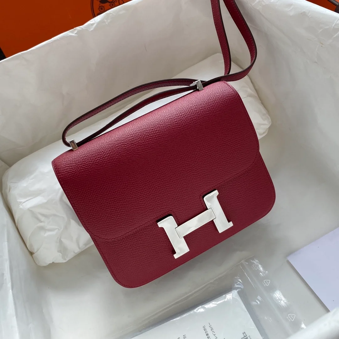 에르메스 콘스탄스 18 Rouge grenade Epsom 백