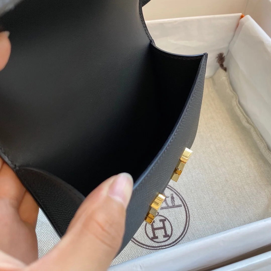 에르메스 콘스탄스 14 Noir Epsom 백