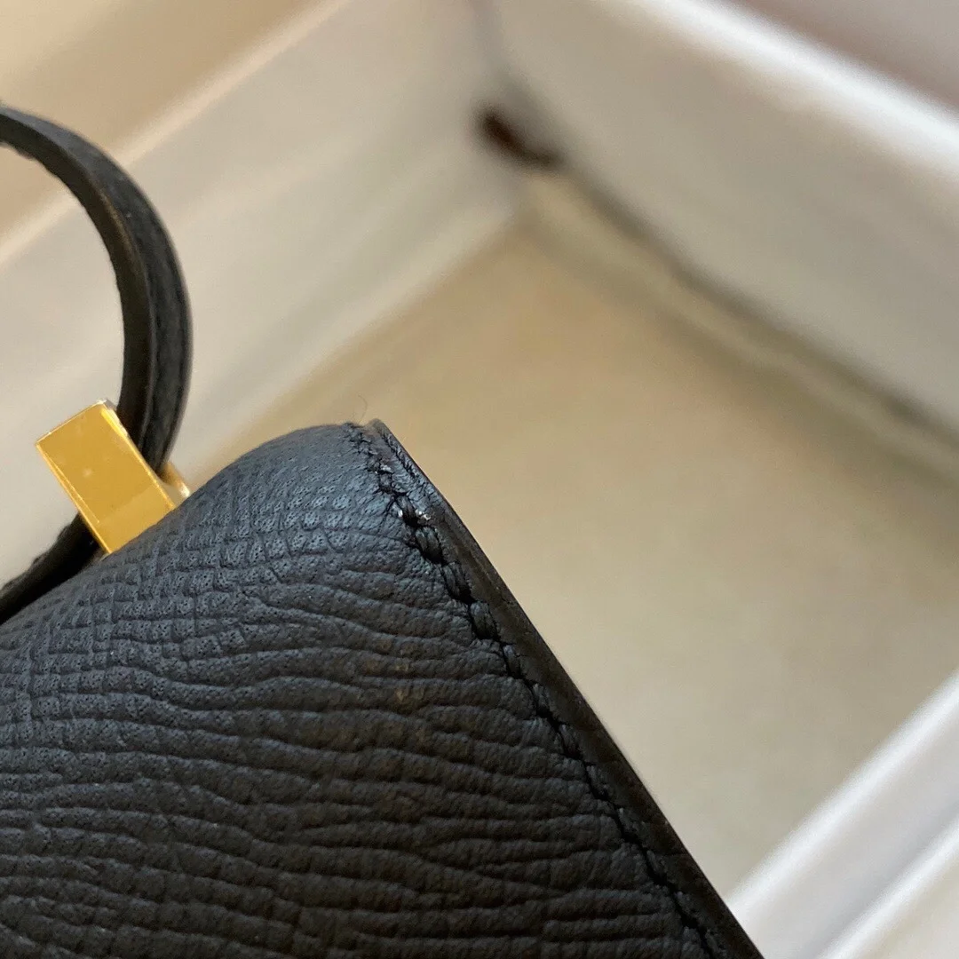 에르메스 콘스탄스 14 Noir Epsom 백