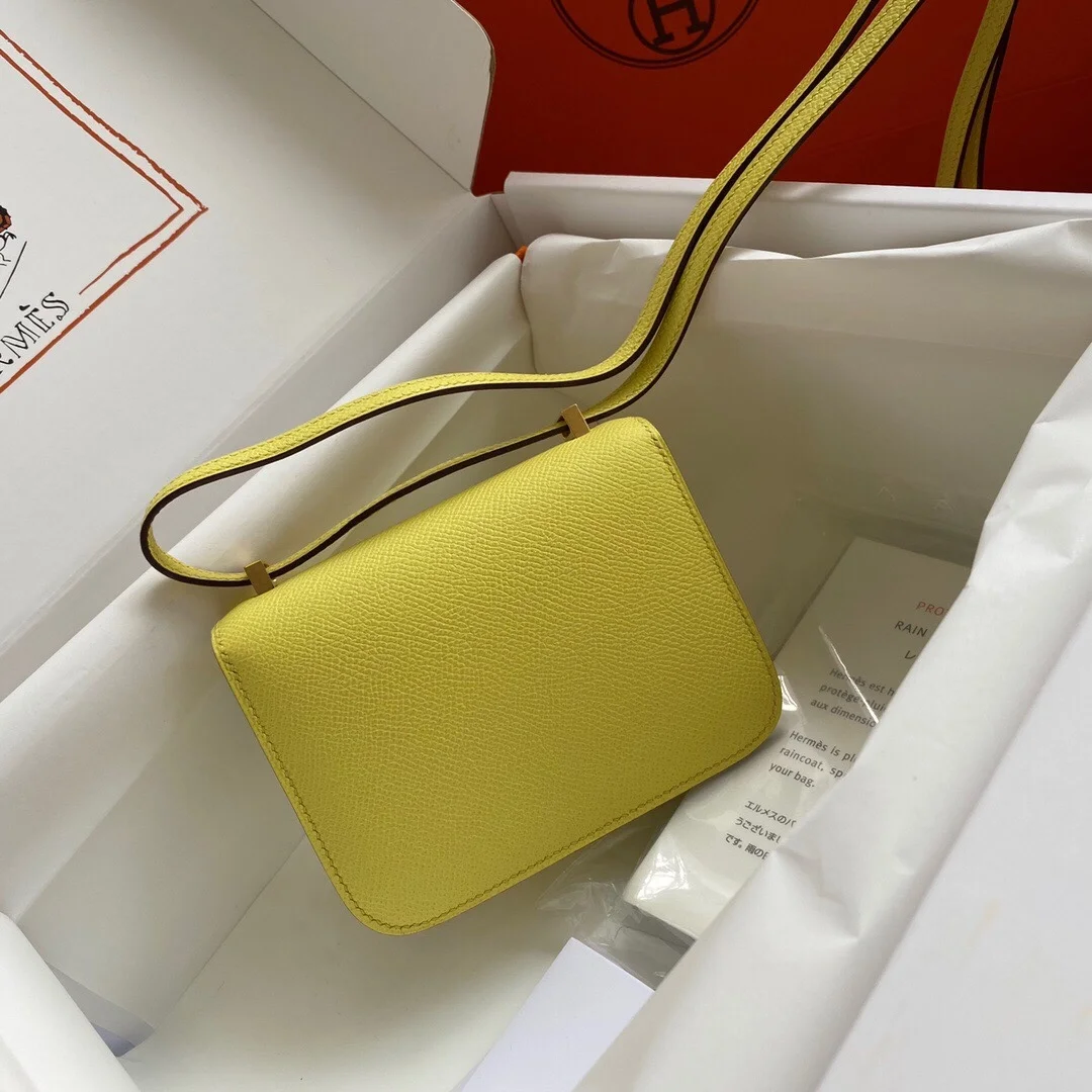 에르메스 콘스탄스 14 Lime Epsom 백