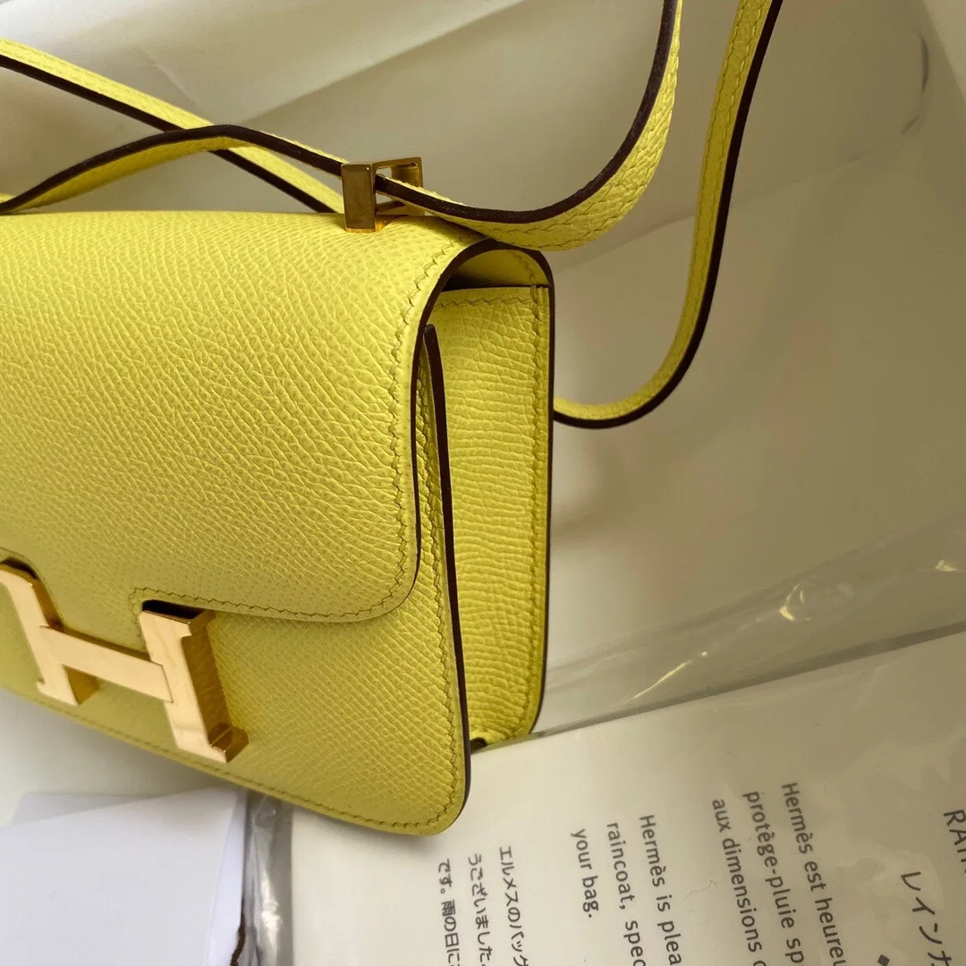 에르메스 콘스탄스 14 Lime Epsom 백