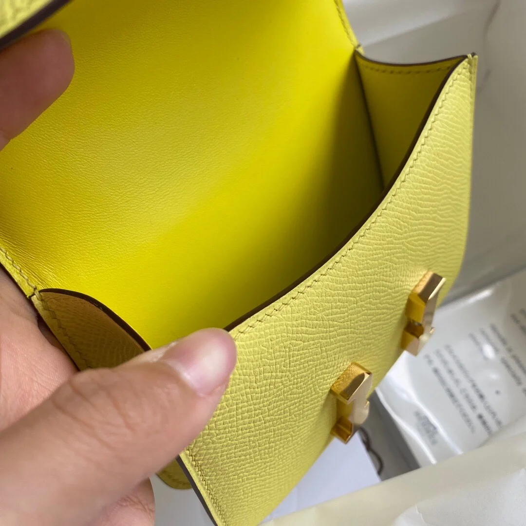 에르메스 콘스탄스 14 Lime Epsom 백